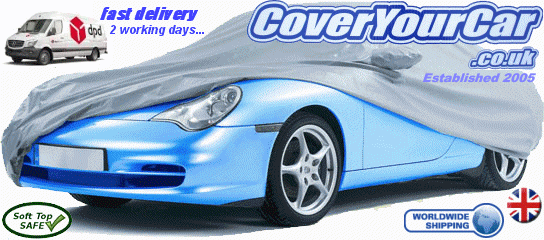 Tailored, Fitted and Custom Car Covers from COVERYOURCAR.CO.UK - Indoor and Outdoor.