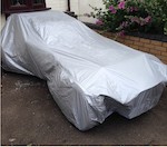 Wide Bodied Caterham, SV, CSR, Tailored VOYAGER lightweight indoor / outdoor car cover. ( also fits wide Westfield )